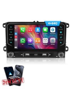 ESSGOO Android 15 4+64G Car Radio with Wireless CarPlay and Android Auto for Volkswagen Golf 5 6 Plus Tiguan EOS Passat Polo