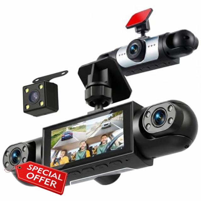 Rimoody Dash Cam 4 Channel 360° Panoramic