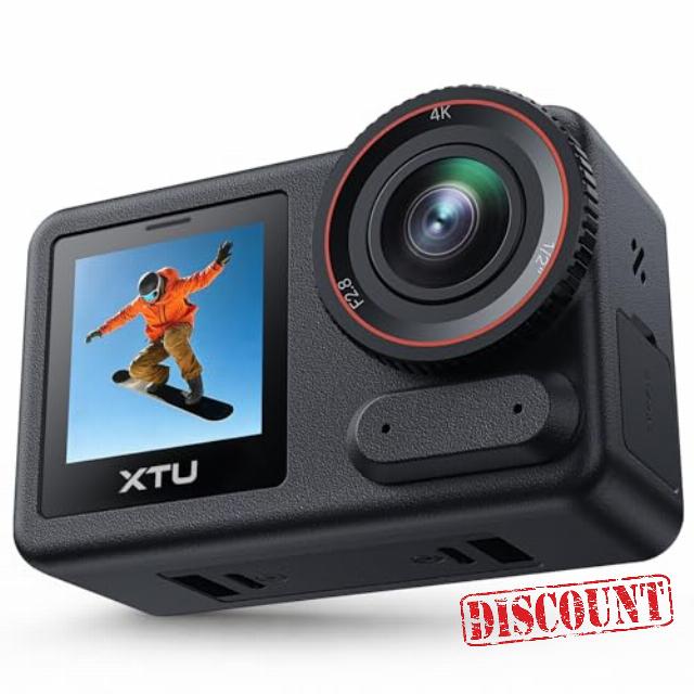 XTU S7 PRO 4K Action Camera 50FPS - Super 5.0 Stabilization