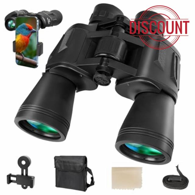 20x50 High Power Binoculars for Adults