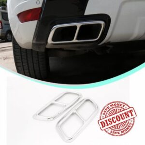 Car Quad Exhaust Tip Frame Suitable for Land Rover Range Rover Sport 2018 2019