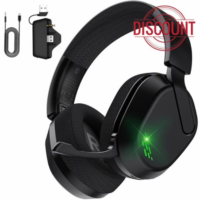 Gvyugke Wireless Xbox Headset with Flip-to-Mute Mic