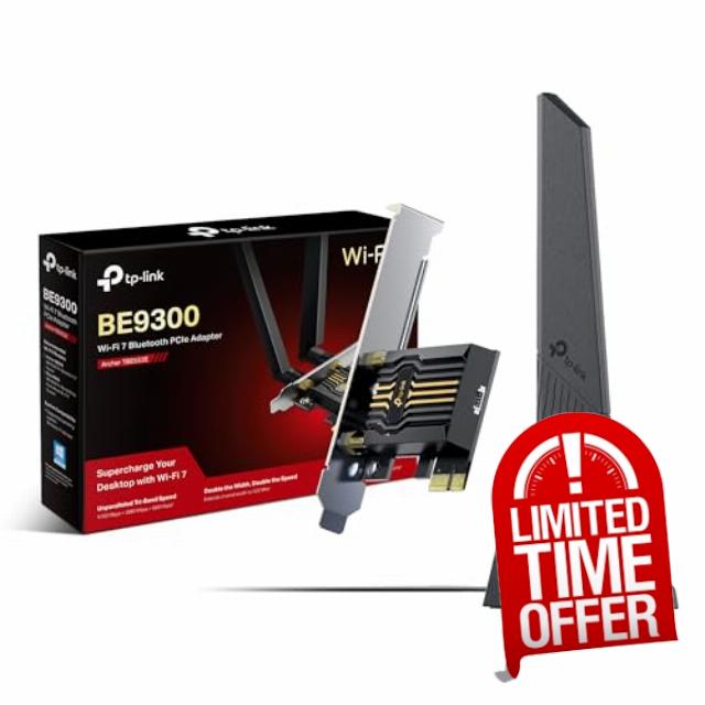 NEW TP-Link Archer TBE553E WiFi 7 Card BE9300 Mbps Wireless Bluetooth 5.4 PCIe wifi card
