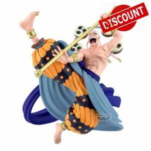 Banpresto One Piece Cross Posing Enel | 22cm PVC Statue | Official Banpresto Collectible | Dynamic God Enel Pose | Non‑Articulated Anime Display Figure