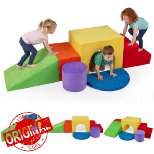 COSTWAY Toddler Climb and Crawl Foam Play Set