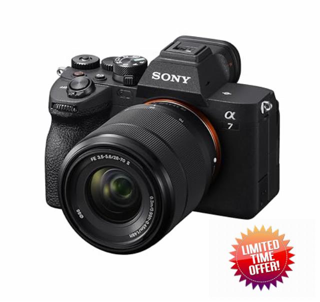 Sony Alpha 7 IV Full-frame camera with 28-70mm lens – 33 MP
