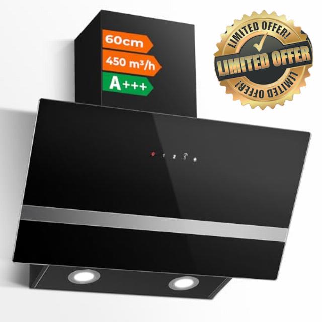 SNDOAS 60cm Angled Cooker Hood