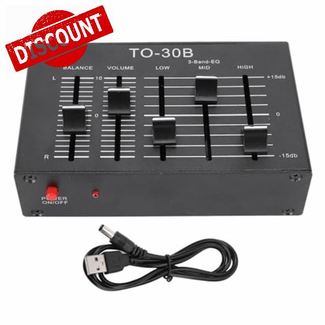 Ejoyous 3 Band Stereo Equalizer