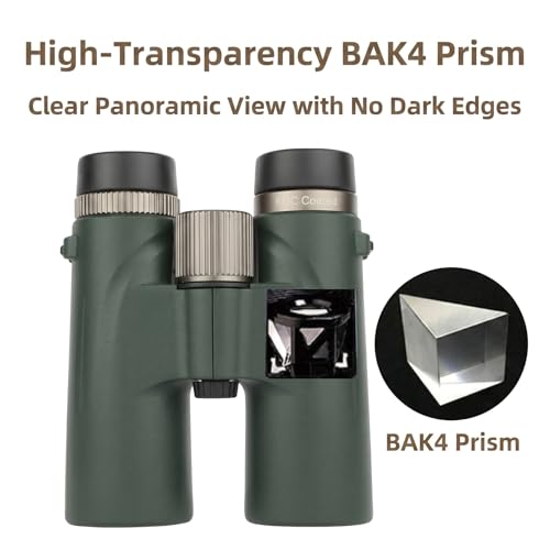 Waterproof Long Range Binoculars with Smartphone Adapter for Bird Watching