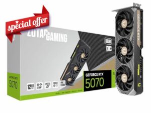 ZOTAC Gaming GeForce RTX 5070 Solid OC DLSS 4 12GB GDDR7 192-bit 28 Gbps PCIE 5.0 Gaming Graphics Card