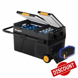 BougeRV CRD2 V2.0 40L Car Fridge and 240Wh Battery