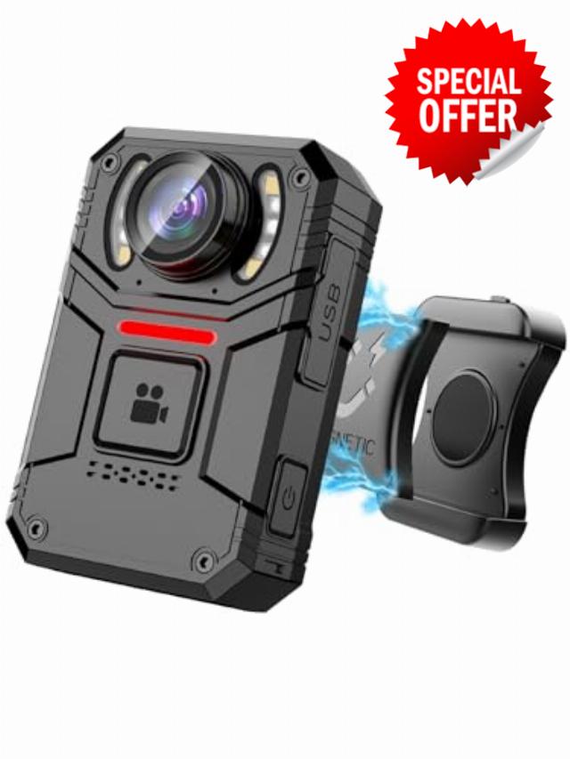 SPIKECAM S3 4K Body Camera with Audio and Video Recording