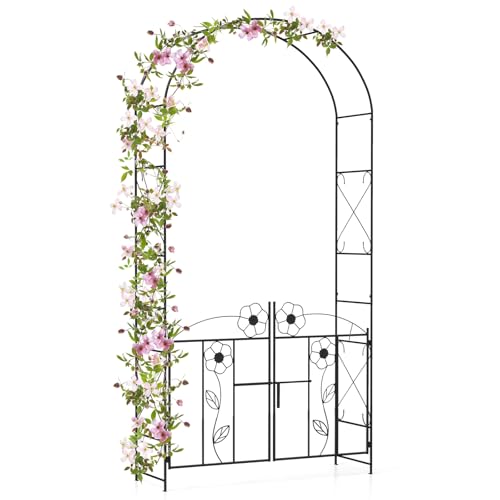 Heavy Duty Metal Arbor Arched Top Arbor Trellis