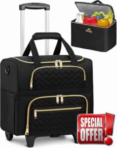 MATEIN 15.6 inch Rolling Teacher Bag with Insulated Lunch Bag