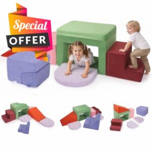 7-Piece Soft Foam Climbing Blocks