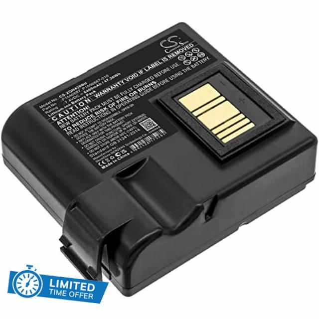 TECHTEK Battery 6400mAh compatible with [Zebra] QLN420
