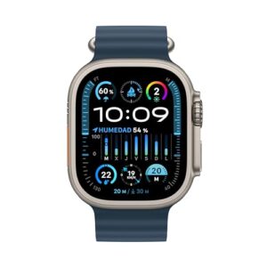 49MM] Titanium Case with Blue Ocean Band - One Size(Renewed)