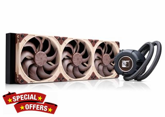 Noctua NL-LC1-42 420mm Quiet All-In-One (AIO) Water Cooler for AMD AM5 and Intel LGA1851/LGA1700 CPUs (Black