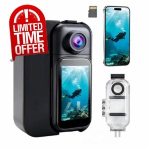 4K Body Camera with Touch Screen