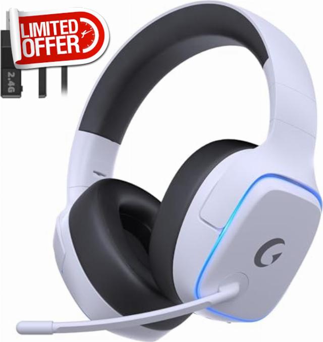 Gvyugke PS5 Headset Wireless-Gaming Headset for PS5 PS4 PC Switch Mac