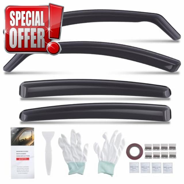 maXpeedingrods Wind Deflectors for Vauxhall Insignia MK1 Saloon/Hatchback 2009-2017