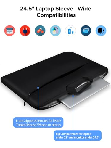 Large Capacity with Accessory Pockets & Handle