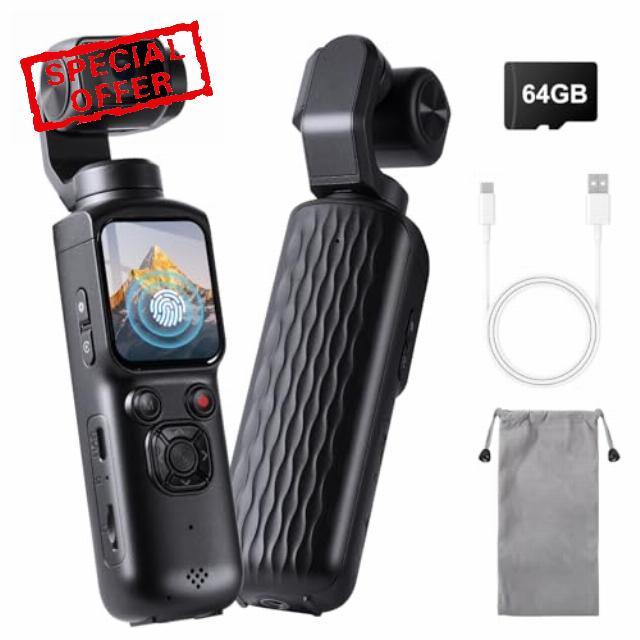 SOPPY 4K Vlogging Body Camera