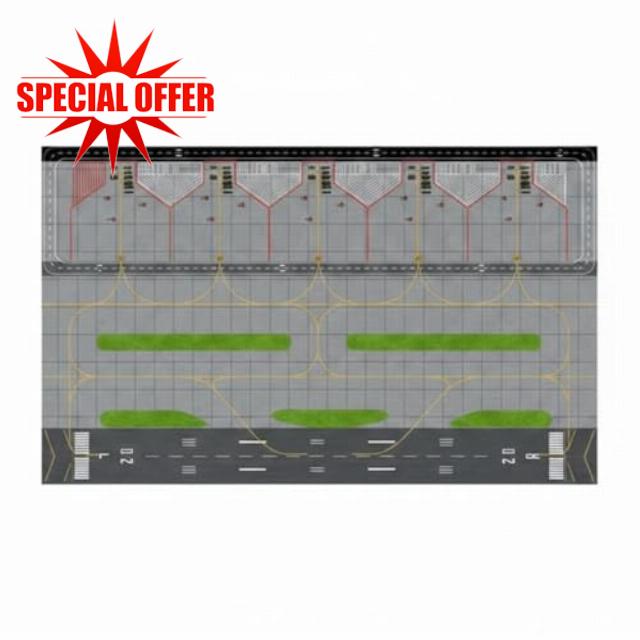 1:400 Aircraft Airport Background Simple Board to Clean Landing Strip Apron Model Mat Airport Layout Mat