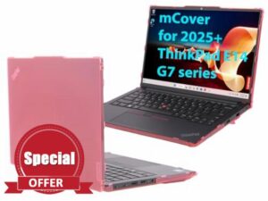 mCover Hard Case ONLY Compatible for 2025-2027 14" Lenovo ThinkPad E14 Gen 7 Windows Notebook PC (with 180° Hinge