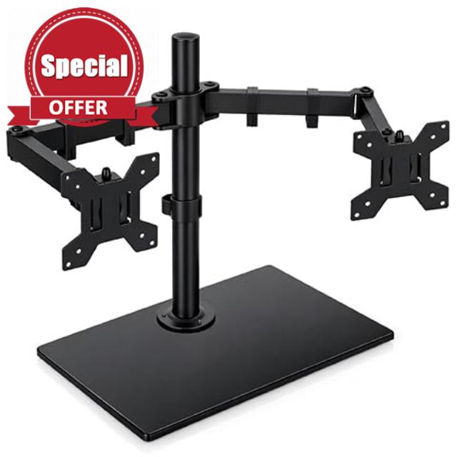 Futura Dual Monitor Stand 13–32 Inch Screens