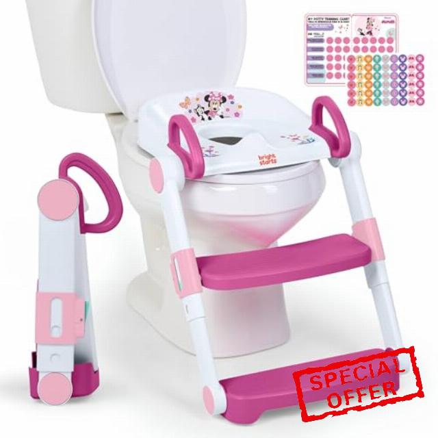 Disney Minnie Mouse Foldaway Ladder Potty Seat by Bright Starts