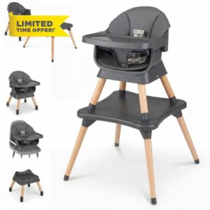 GYMAX 9 in 1 Convertible High Chairs for Toddlers
