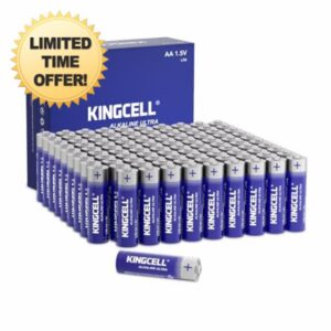 KINGCELL AA Batteries 100 Pack