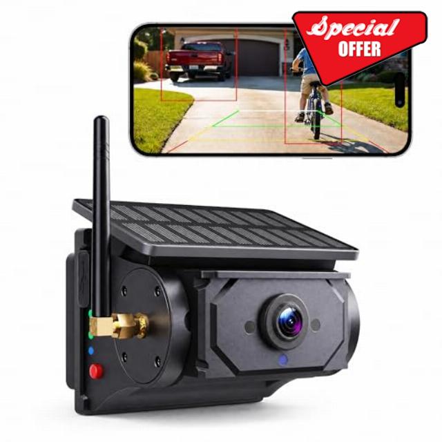 Magnetic Solar Wireless Reversing Camera