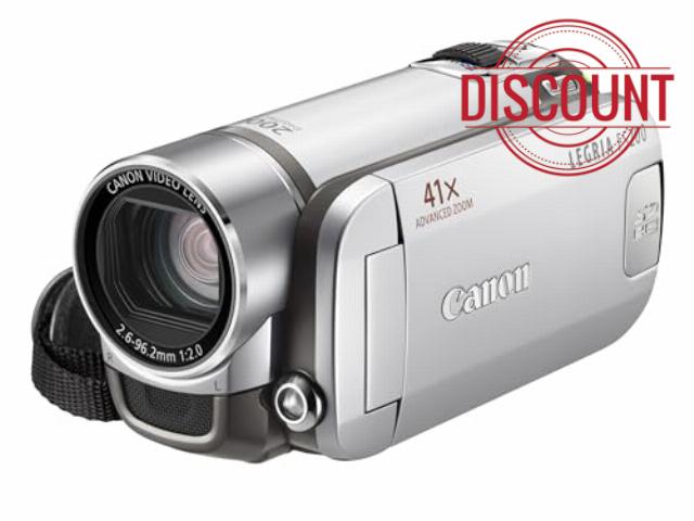Canon FS200 Camcorder - Silver (41x Advanced Zoom