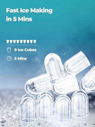 14KG Ice Cube Maker with Self-Cleaning Function