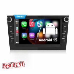 ESSGOO True 4+64G Android 15 Car Stereo For Vauxhall Opel Corsa C D Zafira B Astra G H with Wireless Carplay and Android Auto