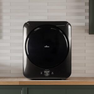 Portable Front Loading Dryer for Flats & Small Spaces – Black           [Energy Class C]