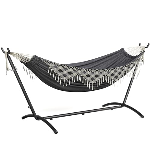 Bohemian Style Portable Garden Double Hammock