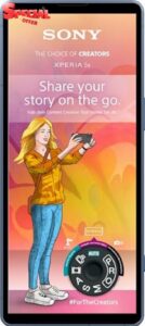 Sony Xperia 5 V Blue (Renewed)
