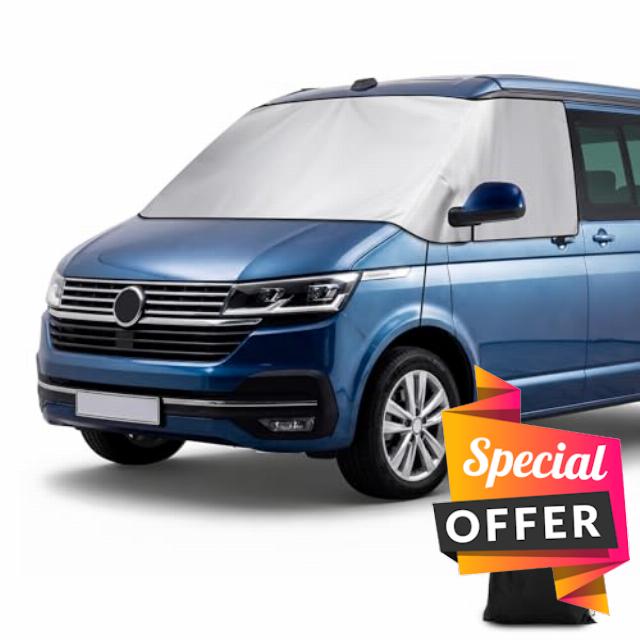Motorhome Windscreen Cover for VW T5 T6 Transporter Campervan (2003-2022)