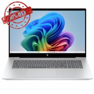 HP OmniBook 7 AI 17.3" Laptop | Intel Core Ultra 7 258V | 32GB RAM | 1TB SSD | Nvidia GeForce RTX 4050 | Full HD | Touchscreen | Windows 11 Home | Silve