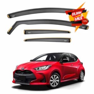 ISPEED Wind Deflectors For Toyota Yaris MK4 2019-2027 5-Door Hatchback | Keep Your Car Ventilated In Rain & Wind