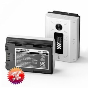 PHOTOOLEX 2600mAh NP-FZ100 Replacement Battery