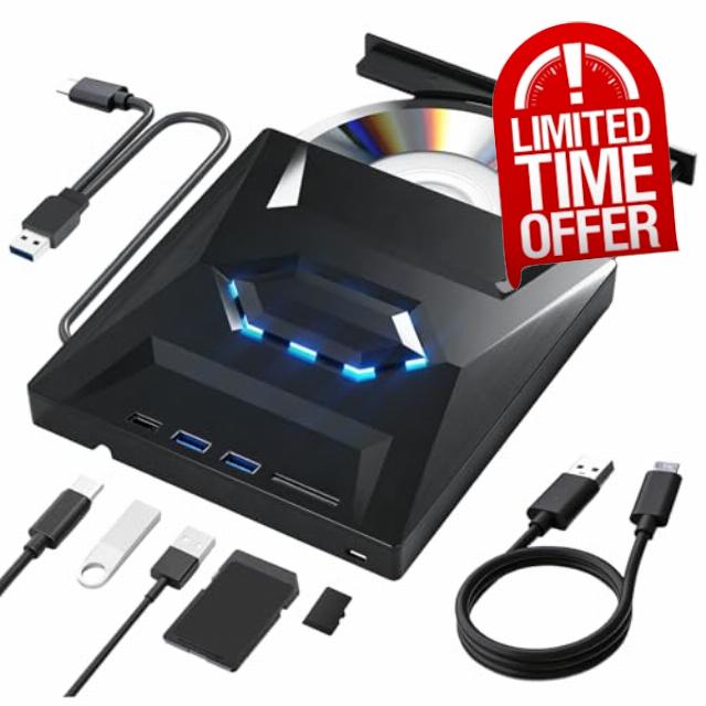 7 in 1 External DVD Drive