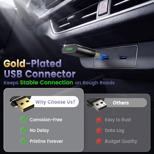 Converts Wired to Wireless Car Play Adapter
