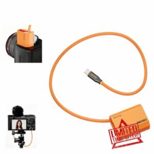 ZGCINE USB-C to Sony NP-FZ100 Dummy Battery
