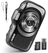 NBD 5K Digital Camera 64MP with Autofocus & 180° Flip Screen, Compact Vlogging Camera with WiFi, ...