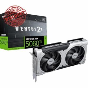 MSI GeForce RTX 5060 Ti 8G VENTUS 2X OC PLUS Graphics Card - RTX 5060 Ti GPU