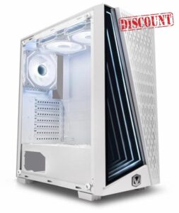 Vibox VTX-2W HEX ATX Mid-Tower Gaming PC Case